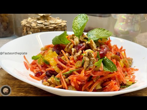 weight loss recipe/orange and carrot salad recipe/Diet food for weight loss