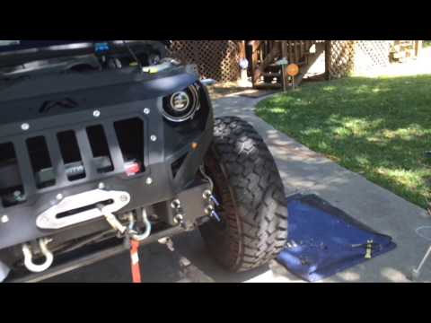Fab Fours Jeep JK Front fender installation