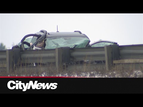 Hwy. 400 crash leaves YRP officer seriously injured