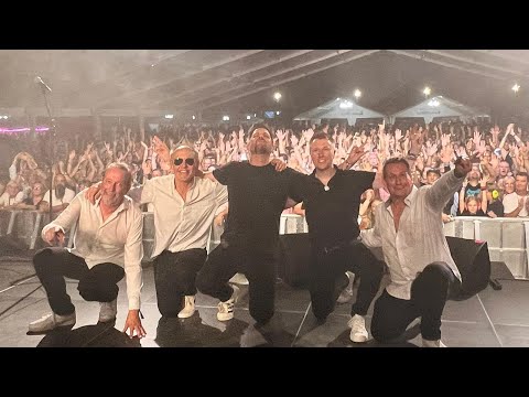 Richie Malone & Leon Cave from Status Quo with Belgian Quo Band @ Colomb'in - Roll over lay down