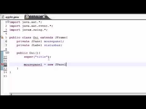 Part 74 Java Programming Tutorial Mouse Events