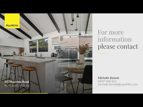 357 Bayview Road, Rosebud, VIC 3939, 3 Bedrooms, 2 Bathrooms, House