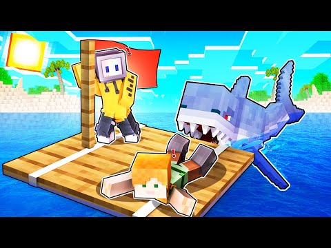 Chapati Hindustani Gamer -  SHARKS HAVE NOT ATTACKED THE LOGGY.  MINECRAFT