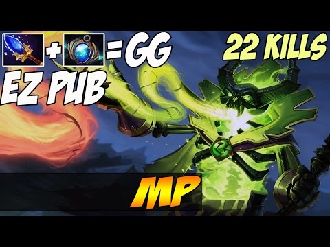 MP 8400 MMR Plays Pugna with aether lens and aghanim's scepter - Dota 2