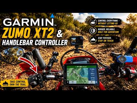 Garmin Zumo XT2 & Handlebar Controller Install | Dualsport Adventure Motorcycle #garmin #dualsport
