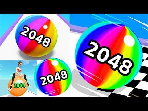 2048 | Ball Run 2048 vs 2048 Ball Game vs Yoga Ball Run #cutiepie22yt