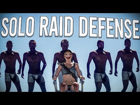 Rust Defense - 1v5 Rust Solo Raid Defense (sort of)