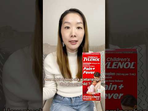 How to dose Tylenol for children!