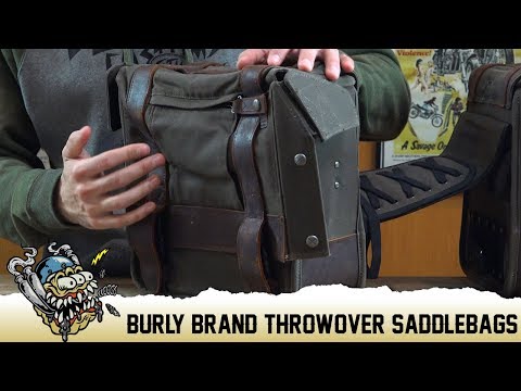 Burly Brand Throw Over Saddlebags Overview - DeadbeatCustoms.com