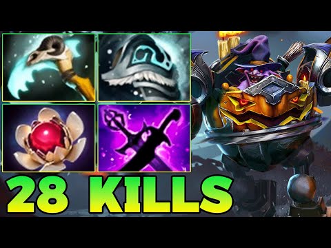 This Timbersaw is Maniac !! 28 Kills Timbersaw Dota 2 OffLane Guide Gameplay Skill Carry Build 7.39