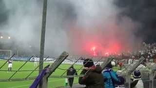 preview picture of video 'Pyro Union Berlin bei Wismut Aue'