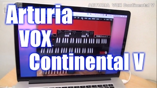 Video thumbnail for ARTURIA  VOX Continental V Demo & Review [English Captions] by musictrackjp