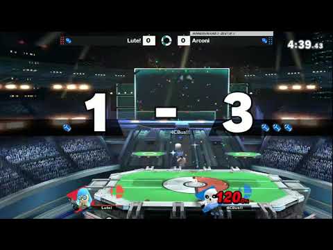 TSL198 SSBU WR3 - Lute! (Mii Gunner / Mii Brawler) vs Arconi (Mii Gunner / Metaknight)