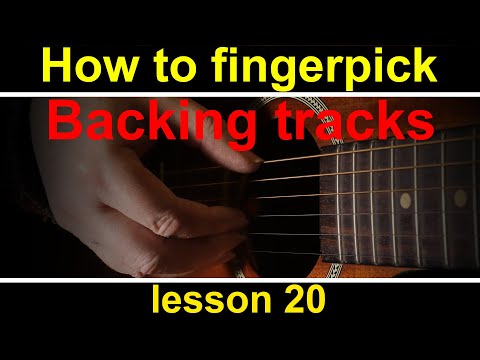 Backing tracks for Lesson 20, GCH Guitar Academy fingerstyle course.  Mr Tambourine man