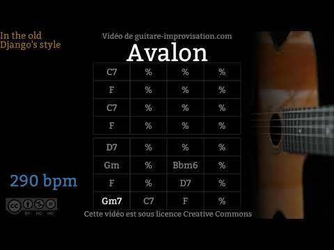 Avalon (290 bpm) - Gypsy jazz Backing track / Jazz manouche
