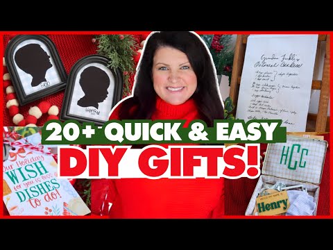 20+ DIY gift ideas (that won't break the bank!) 🌲 Handmade Christmas gifts people ACTUALLY want!