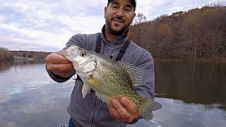 A Crappy Day Becomes a Crappie Day!!! (Fall Bass & Crappie Fishing)