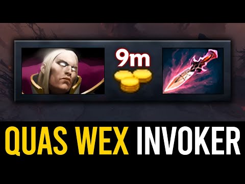 FIRST ITEM WITCH BLADE | PERFECT QUAS WEX INVOKER BY RANK 527 PLAYER | Dota 2 Invoker