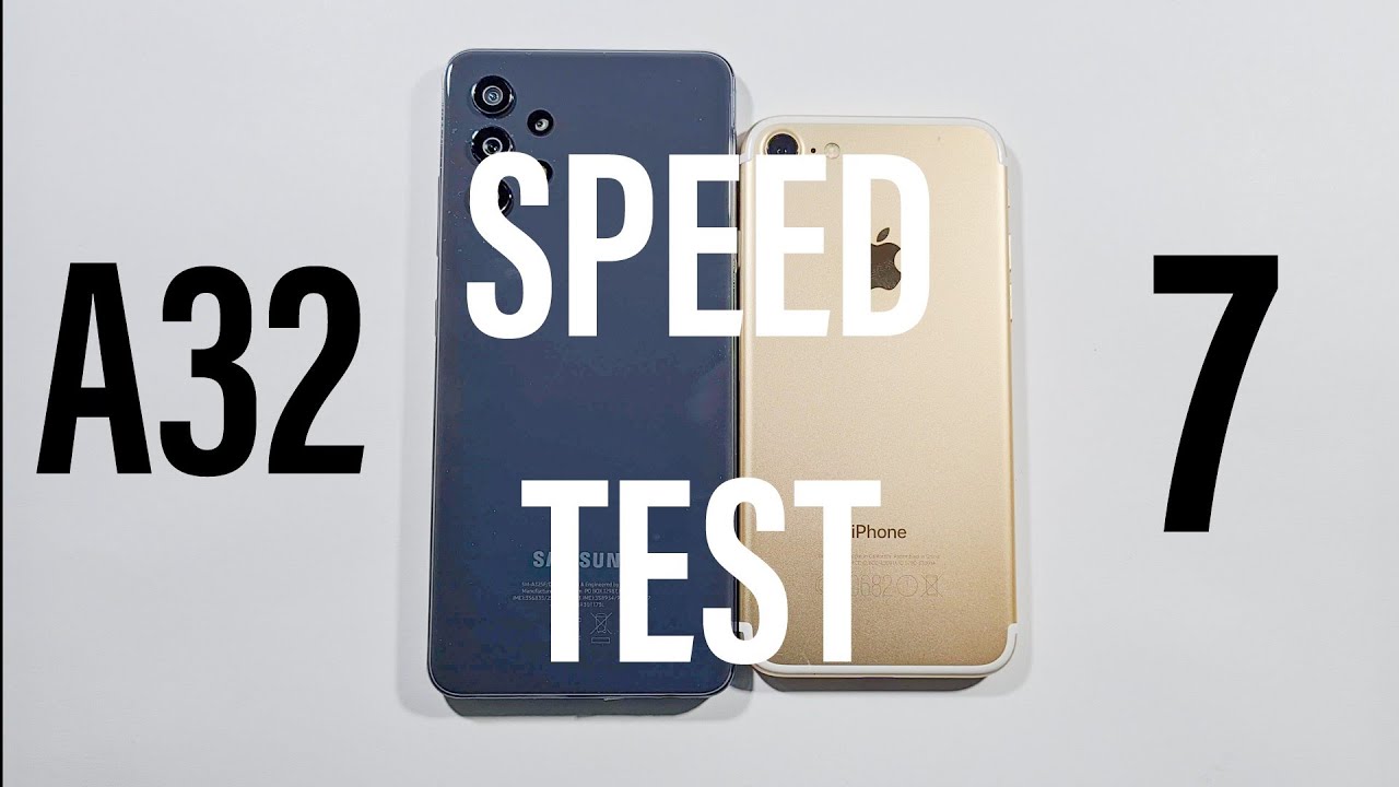 Samsung A32 vs Iphone 7 Speed Test