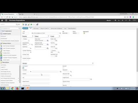 How to Create a Purchase Requisition in IBM Maximo
