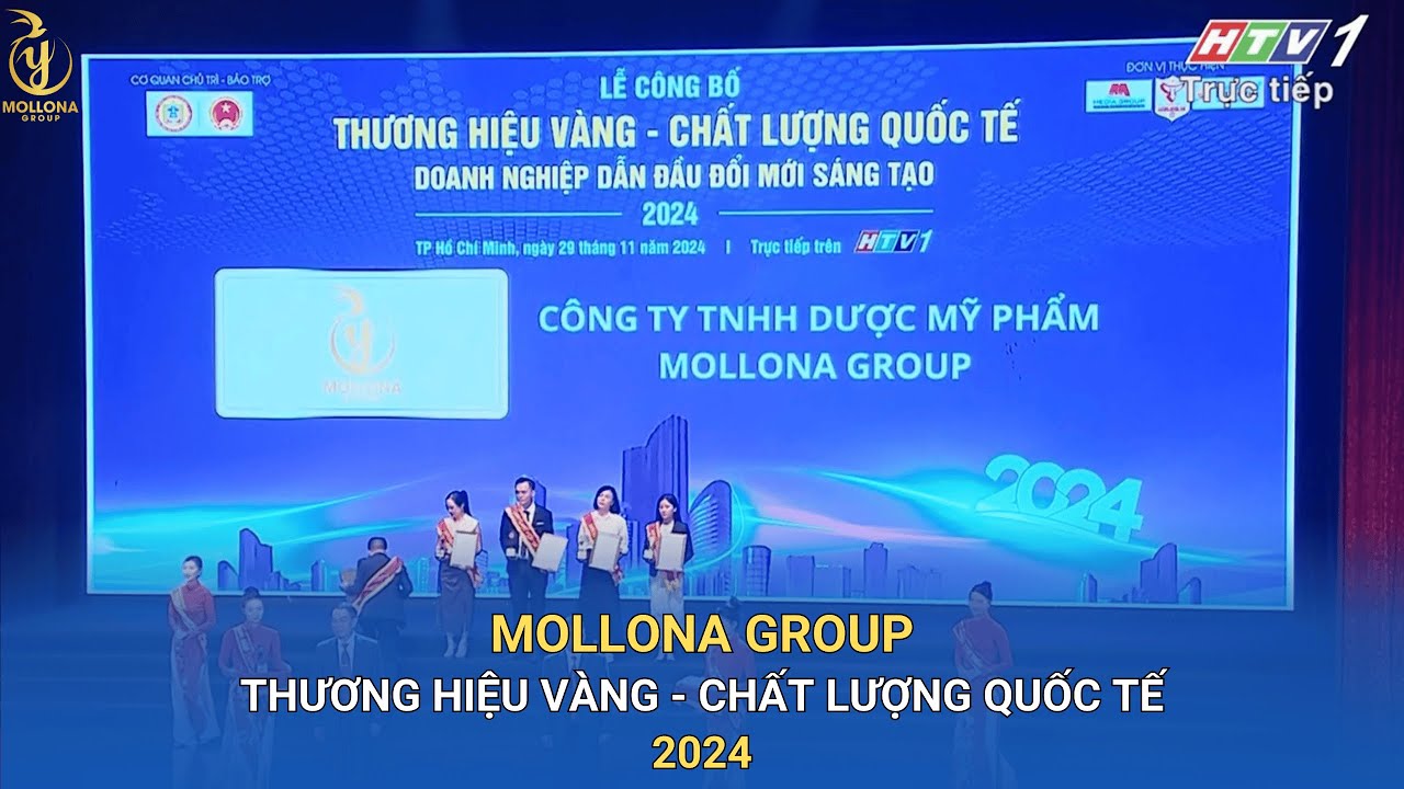 LỄ CÔNG BỐ " THƯƠNG HIỆU VÀNG - CHẤT LƯỢNG QUỐC TẾ 2024" - MOLLONA GROUP 