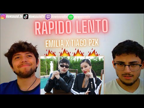 Rápido Lento - Emilia, Tiago PZK [REACCION] 🔥🇦🇷