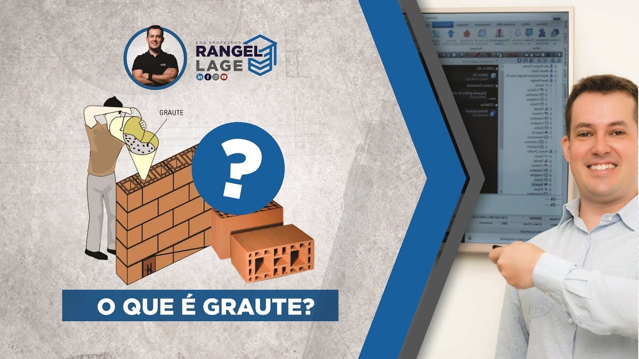 O que é Graute? E qual sua função na Alvenaria Estrutural? #boraaprender | Rangel Lage