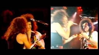 Queen & Gary Cherone "Hammer To Fall" Split Screen