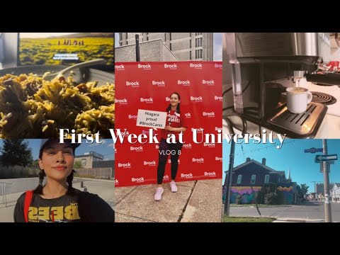 First Week at University as an MBA Student | Brock University 🏫