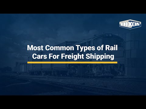 Most Common Types of Rail Cars for Freight Shipping