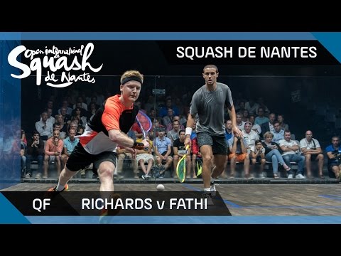 Squash: Richards v Fathi - Squash de Nantes 2016 QF Highlights