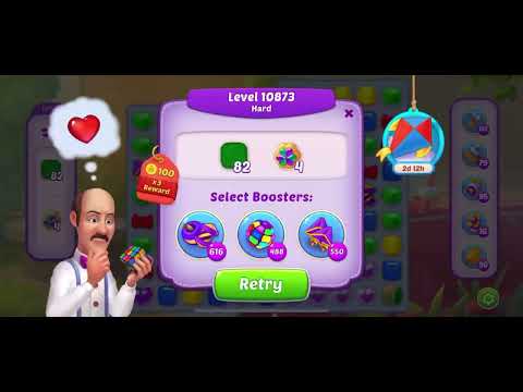 Homescapes level 10873 hard no booster