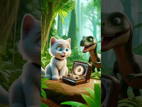"Adventures of a Tiny Kitten: Time Travel and Survival in the Dinosaur Era!"