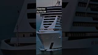 MSC SEAVIEW cruise cruzeiro navio 21/03/26 Santos Buzios Salvador @cruzeiros2025  #google  #shorts