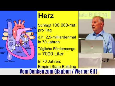 Werner Gitt / Gehirn und Geist / Was ist der Mensch? Vortrag in der Ev. Stadtmission Rinteln, Live