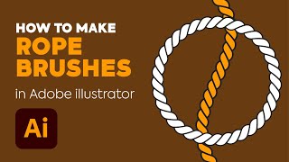Illustrator vector rope brush tutorial | #illustrator #vector #rope #brush #tutorial