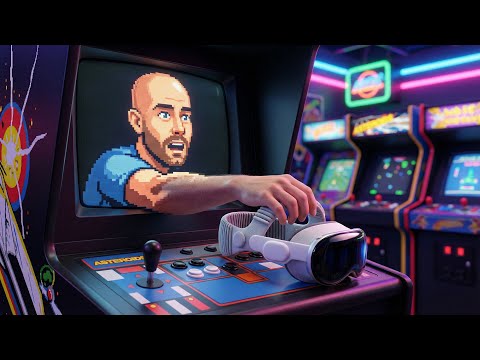 Retrocade on Apple Vision Pro (Turn Your Room Into an Arcade!)