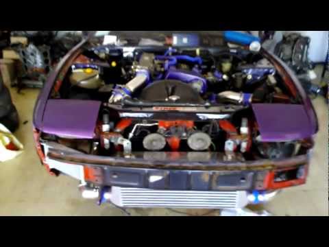 CA18DET first start after rebuild with forged internals