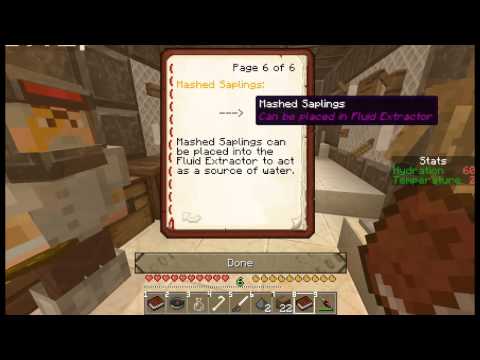 Minecraft CRASH LANDING in VANILLA! Custom Crafting, Thirst, No Mods!