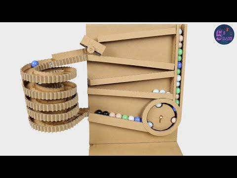 Diy Racing Spiral Machine With Marble Racing [amazing ideas]