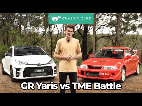 Toyota GR Yaris vs Mitsubishi Evo TME battle | Rally cars for the road! | Chasing Cars
