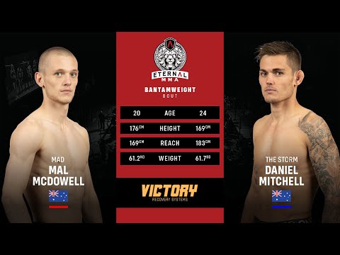 ETERNAL MMA 59 - Daniel Mitchell VS Mal McDowell - MMA FIGHT VIDEO