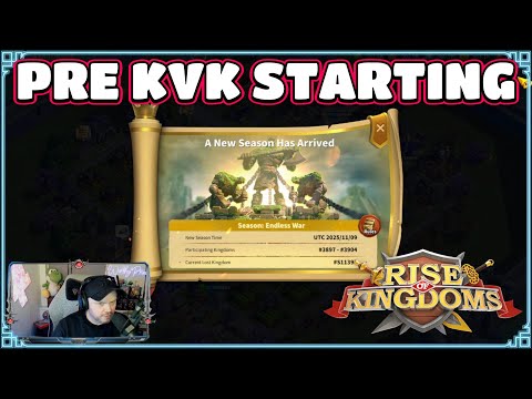 Pre KVK Starts Tomorrow! Rise Of Kingdoms