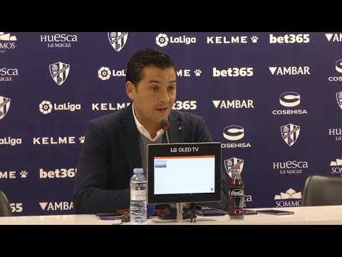 Rueda de prensa de Francisco Rodríguez. Previa del RCD Espanyol - SD Huesca (21/02/2019)
