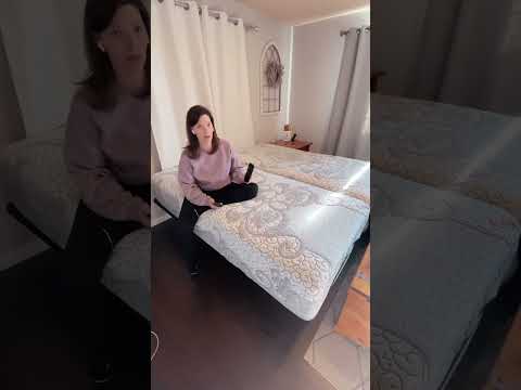 ESHINE Adjustable Bed Frame + 10 Inch Gel Memory Foam Mattress Twin XL Adjustable Bed Bluetooth APP Control, Wireless Remote, Zero Gravity, Anti Snore, Head and Foot Incline, 2000 Series video review thumbnail