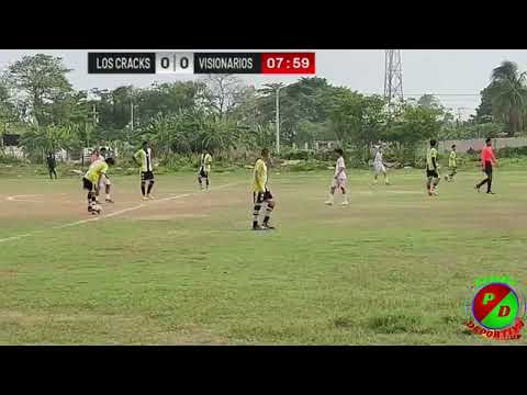 Los Cracks vs Visionarios fc, Super liga de Bolívar categoría sub15