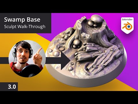 Swamp Base Sculpt Tutorial - Blender 3