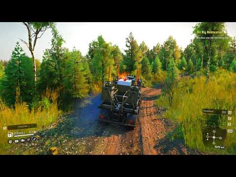 Snowrunner Oil Rig Restoration mission Part 1.