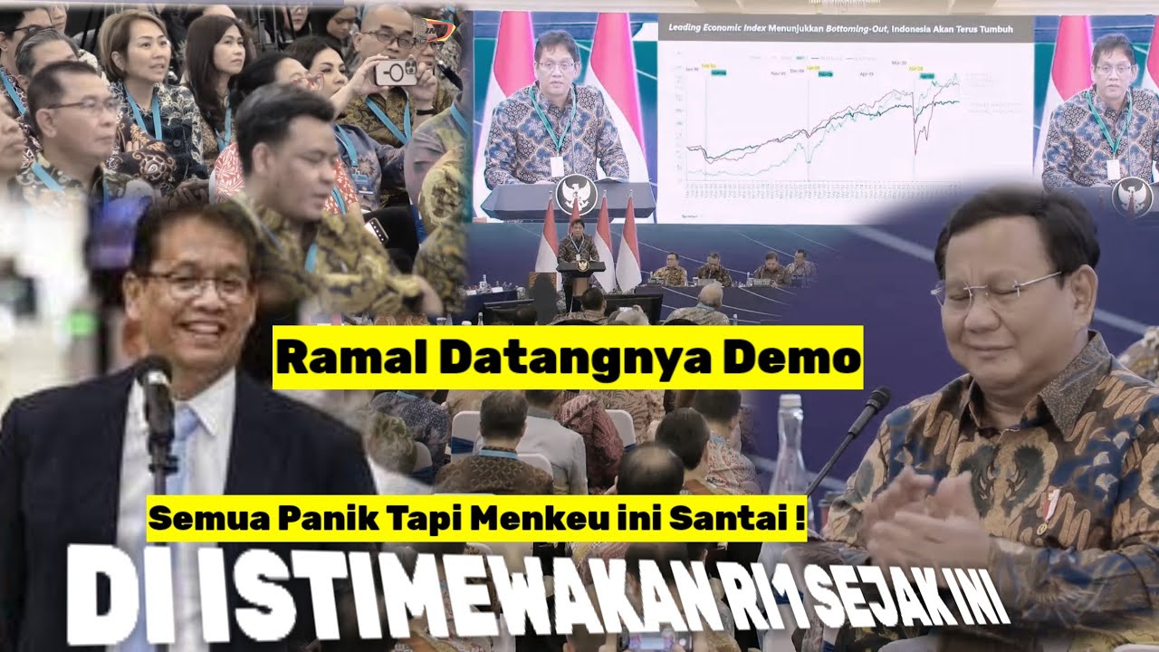 Saat P PURBAYA Buat Terkesan B Sri Presiden Prabowo & Tamu,Semua Gak ngira Grafike Bisa Ramal Macam2