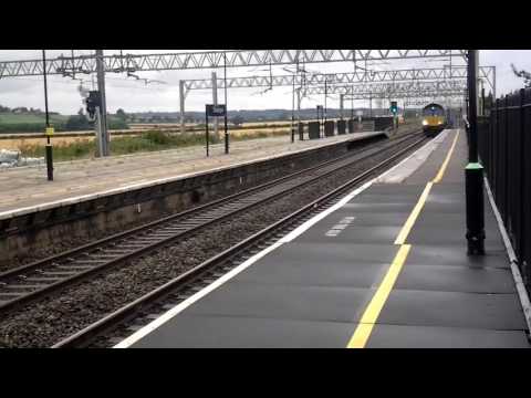 A DRS Class 66 66434 Passes Cheddington On The Tesco Train Bound For Purfleet Deep Wtr Wf (Flt)